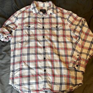American Eagle textured flannel